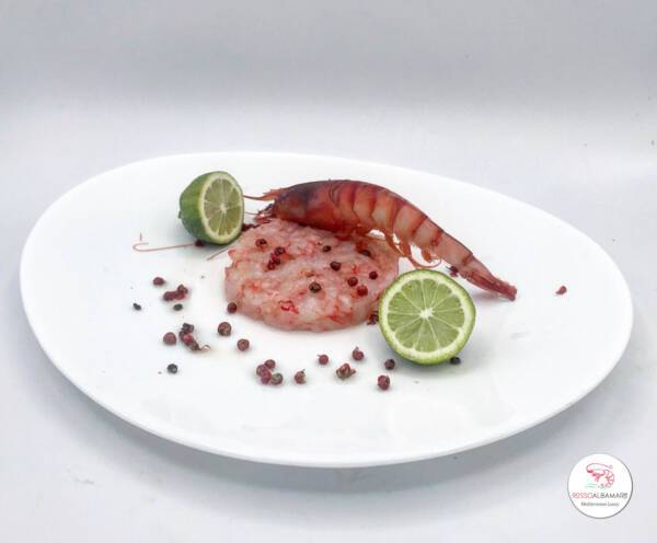 tartare di gambero viola rossoalbamare
