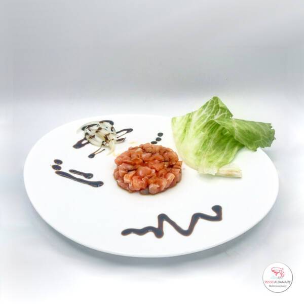tartare di salmone rossoalbamare